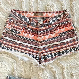 𝅺printed Jeans Shorts